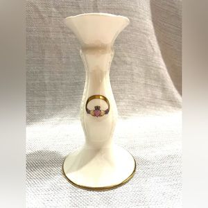 Donegal Irish Parian China candlestick holder Claddagh